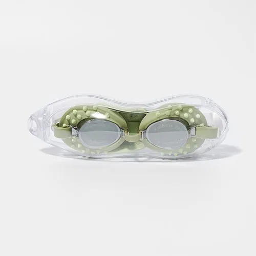 SUNNYLiFE Kids Swim Goggles Cookie The Croc Khaki