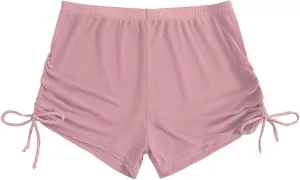 Swim Shorts for Women Swimwear Summer Sheer High Waisted Board Shorts See Through Sexy Mesh Beach Swimsuit Bottoms