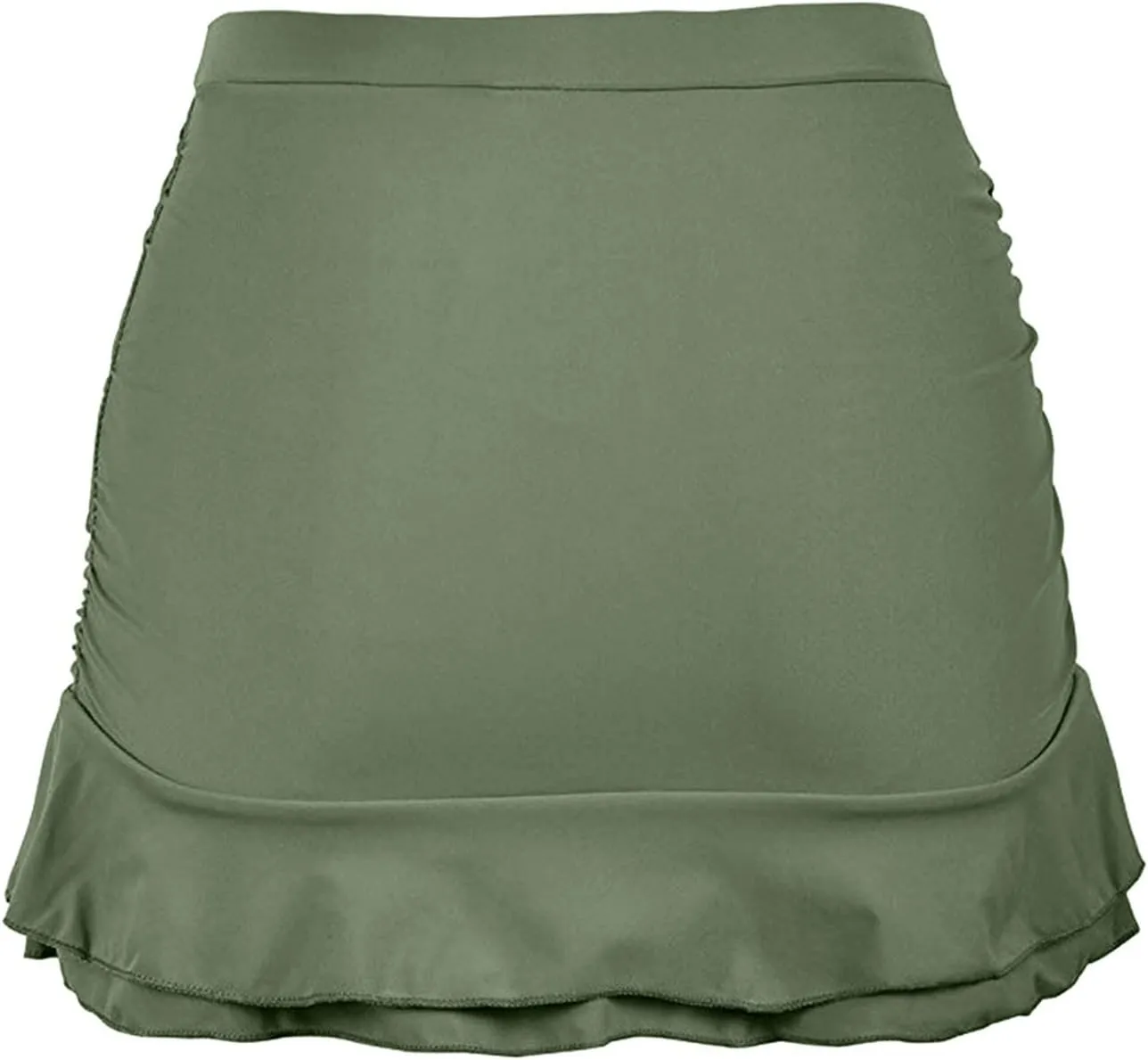 Swim Skorts for Women Swimwear High Waisted Tummy Control Skirts with Built-in Shorts Bathing Suit Bottom