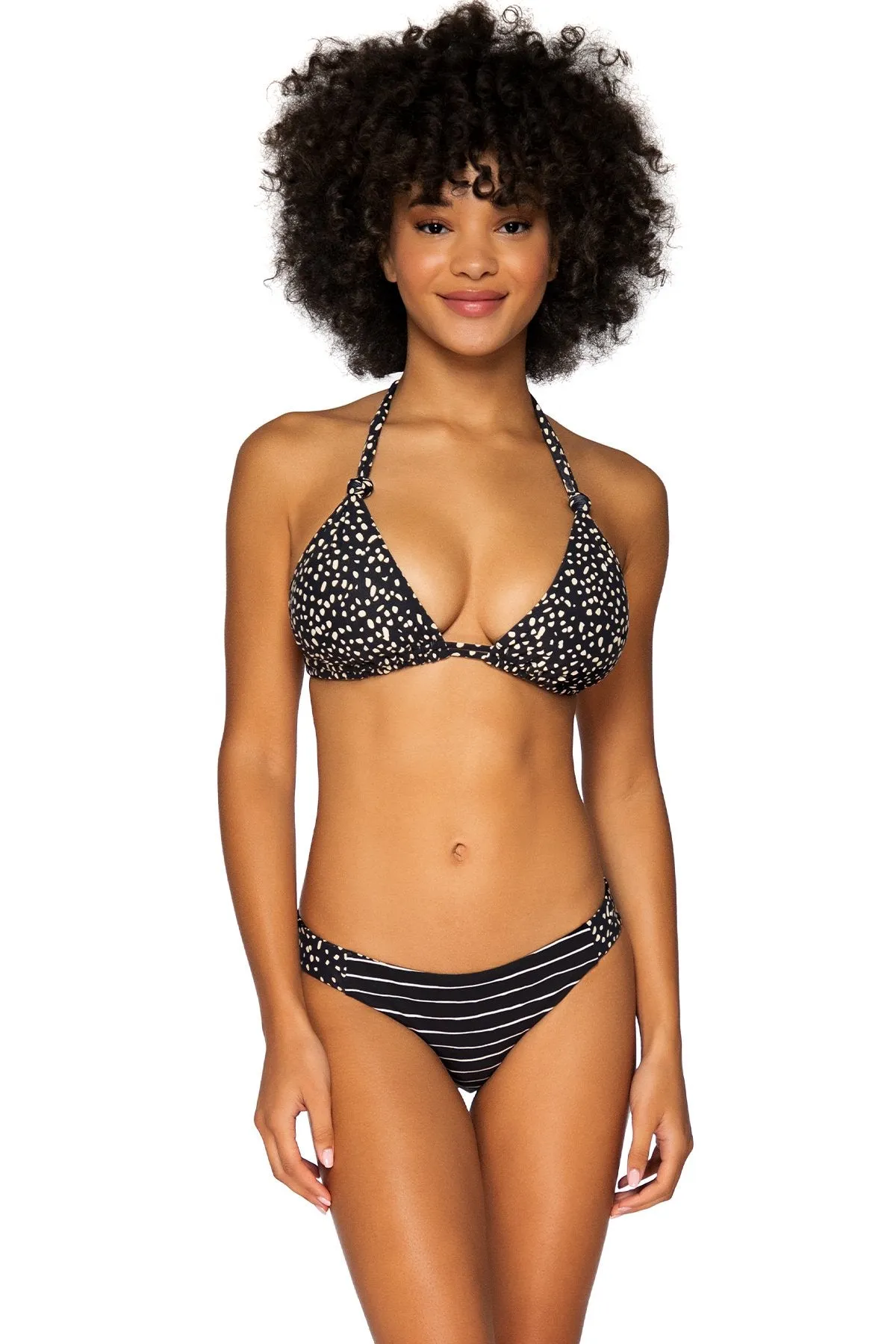 SWIM SYSTEMS BLACK SAND ELLIE TAB SIDE BOTTOM