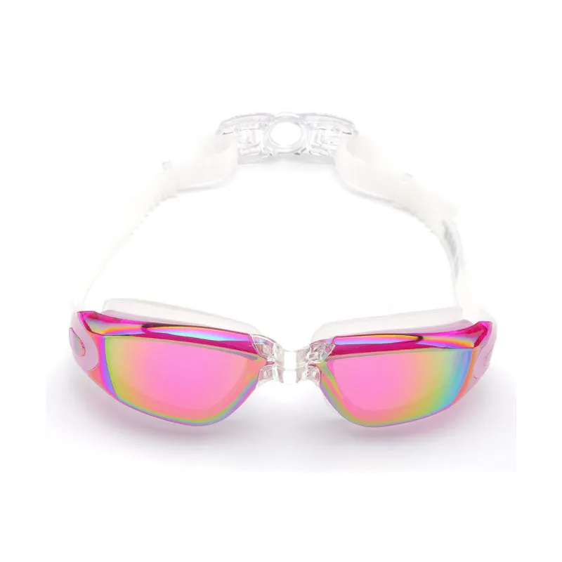 Swimming Goggles Prescription Women Men Adjustable UV Protect Waterproof Anti Fog Myopia Eyewear Swim Pool Diving Water Glasses