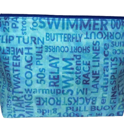 Swimming Makeup Bags, Swim Team Gifts