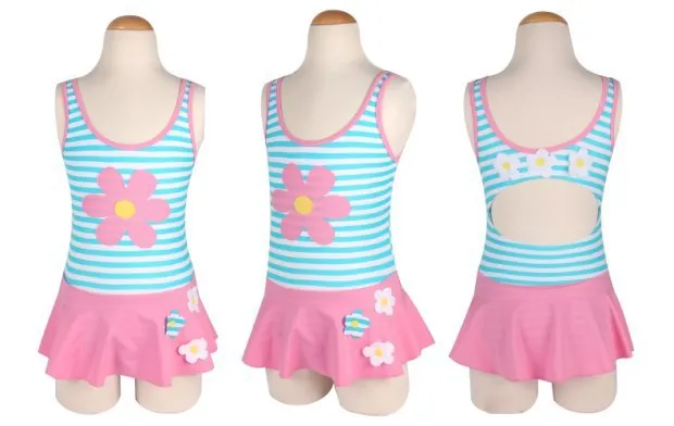 Swimsuit  Lan Duopin Girl's One-Piece Swimming Suit Princess Skirt Cute  European Fashion Children's