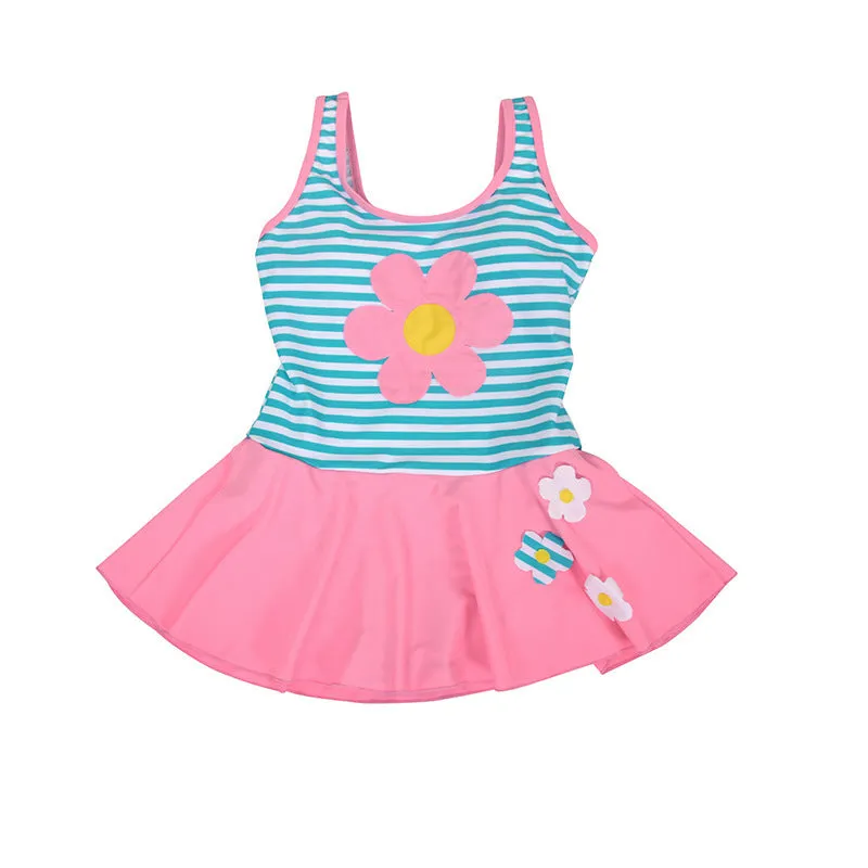 Swimsuit  Lan Duopin Girl's One-Piece Swimming Suit Princess Skirt Cute  European Fashion Children's