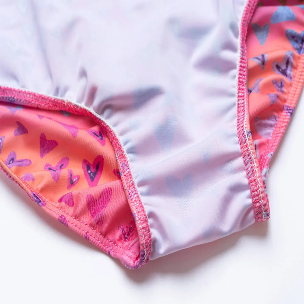 Swimsuits For Girls-Pink Heart
