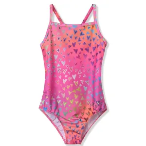 Swimsuits For Girls-Pink Heart