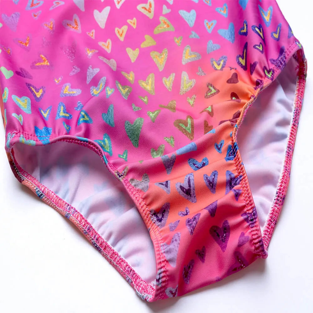 Swimsuits For Girls-Pink Heart