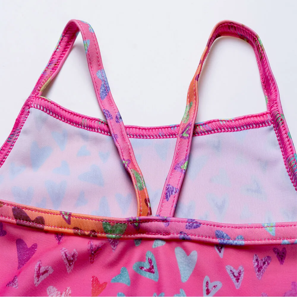 Swimsuits For Girls-Pink Heart
