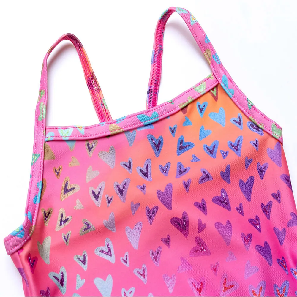 Swimsuits For Girls-Pink Heart
