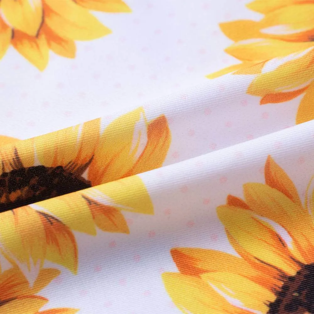 Swimsuits For Girls-Sunflower