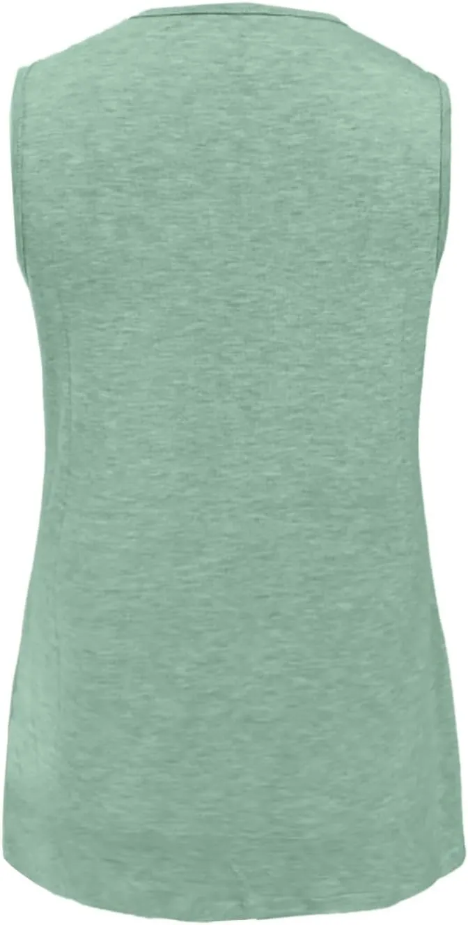 Tank Top for Women Summer V Neck T Shirts Casual Sleeveless Comfy Tees Shirts Loose Fashion 2025