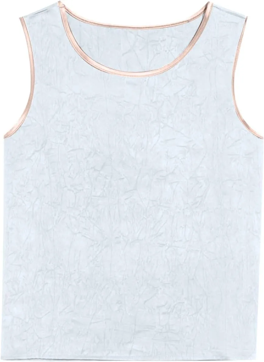 Tank Tops for Women 2025 Plus Size Solid Color Print Textured Crewneck Shirts Sleeveless Casual Trendy Beach Tank