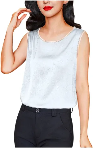 Tank Tops for Women 2025 Plus Size Solid Color Print Textured Crewneck Shirts Sleeveless Casual Trendy Beach Tank