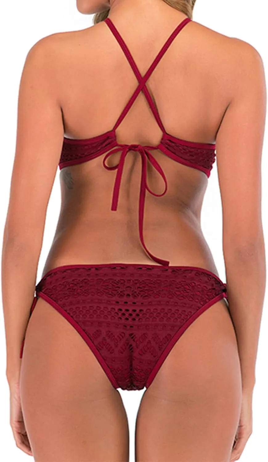 TARIENDY Sexy One Piece Swimsuit for Women Hollow Out Bathing Suits Summer Casual Beach Swimwear Vacation Retro Swim Suits