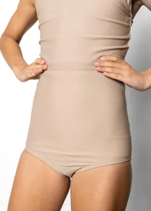 Taupe | Youth High-Waisted Bottoms
