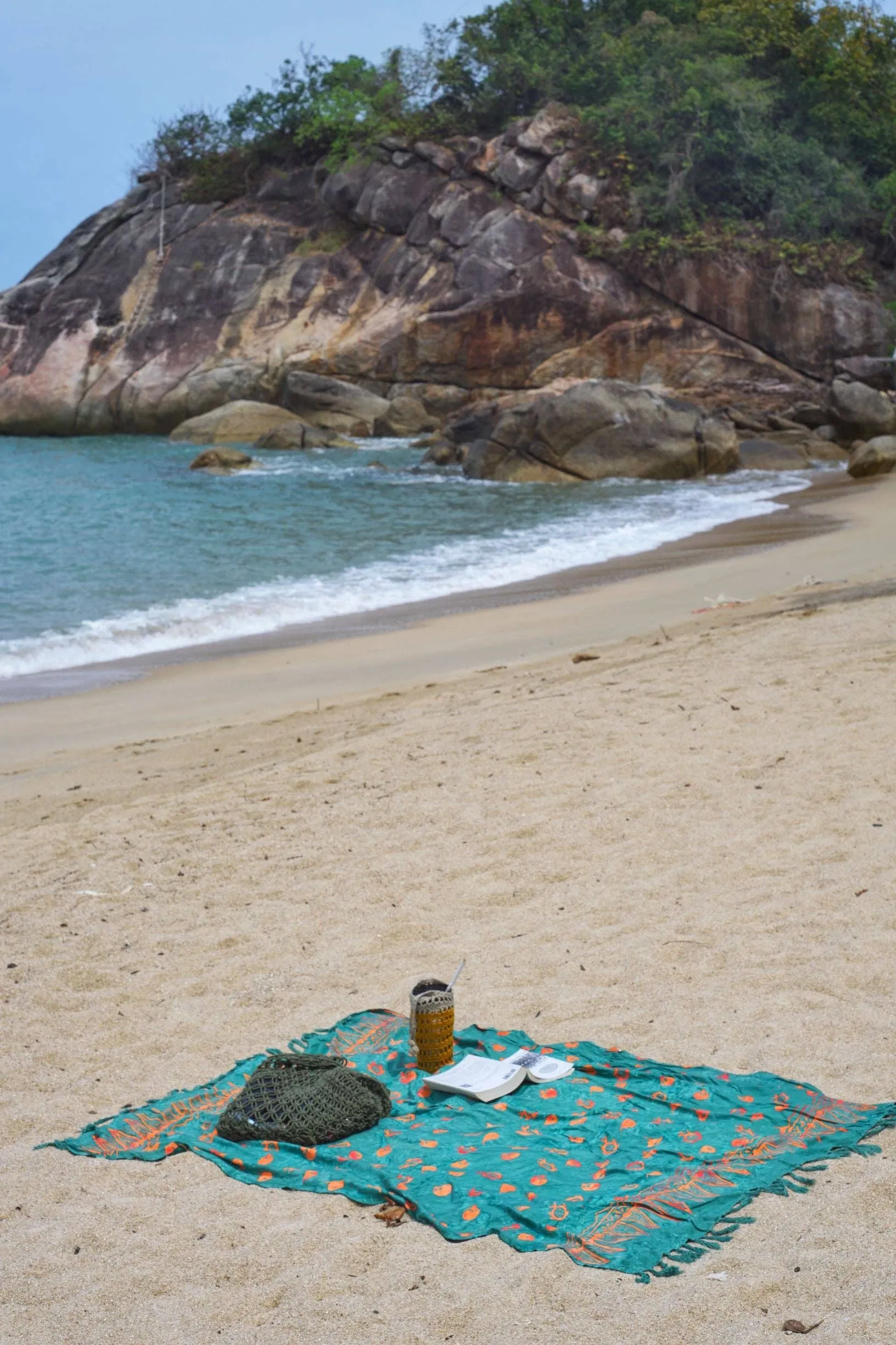 Teal Batik Sarong - TROPICAL DREAM