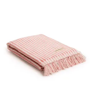 The Beach Towel - Lauren's Pink Stripe