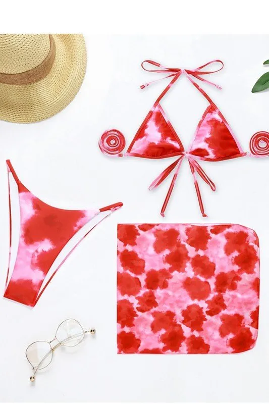 Tie Dye Bikini Top