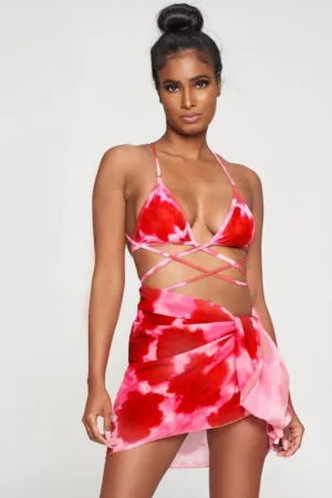 Tie Dye Bikini Top