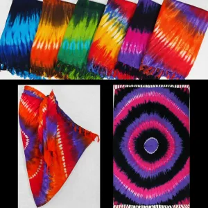 Tie-Dye Orb Sarongs