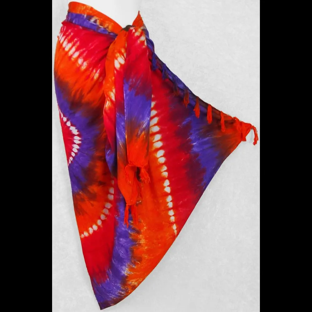 Tie-Dye Orb Sarongs