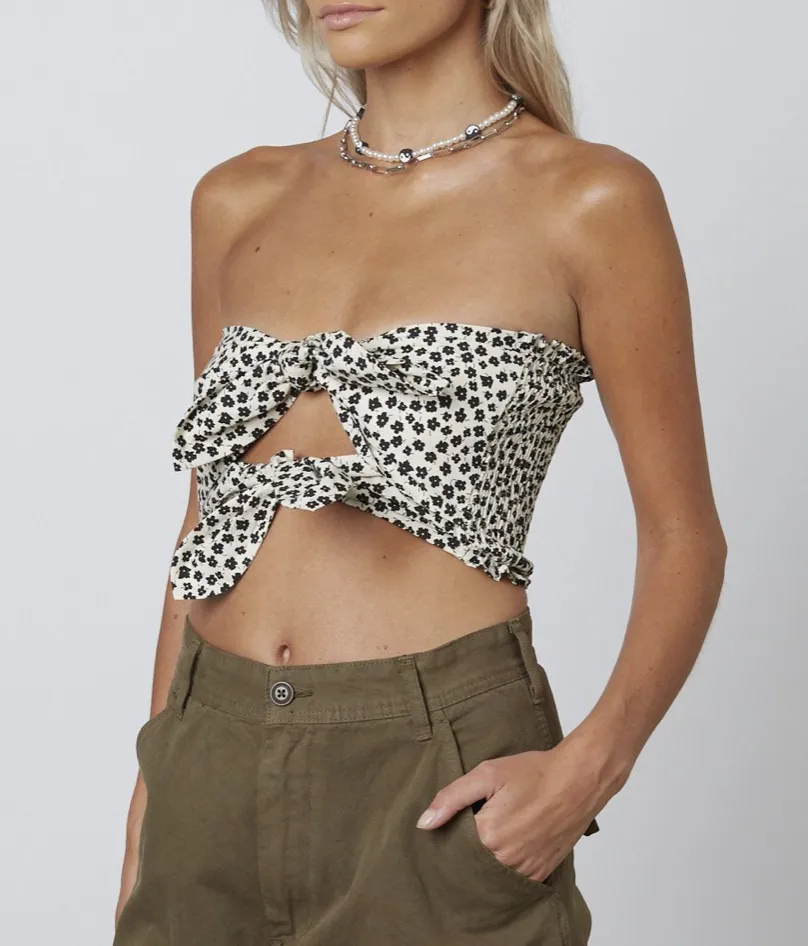 Tie Front Crop Top