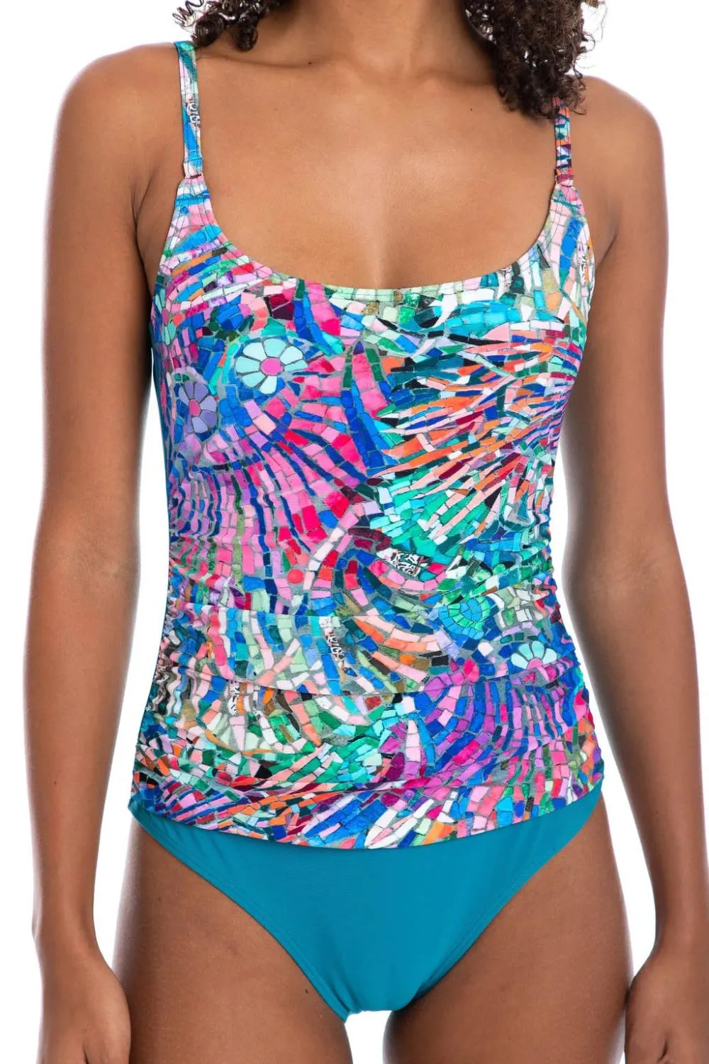 Togs Ravenna Scoop Neck One Piece Swimsuit, Multi (PR07TH)