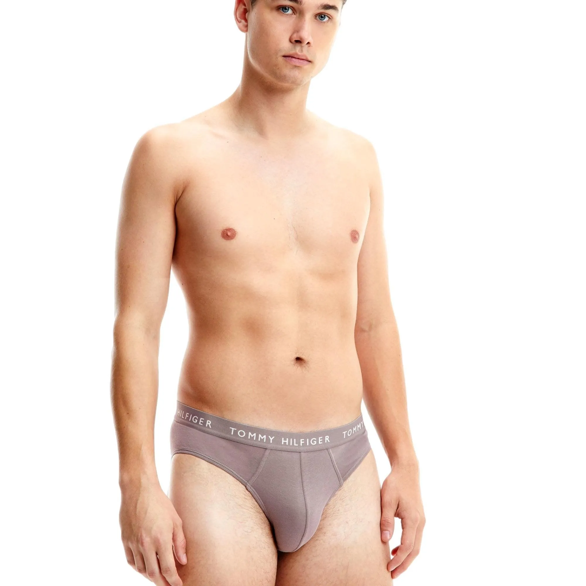 Tommy Hilfiger 3 Pack Stretch Recycled Cotton Briefs - Black/Sublunar/White
