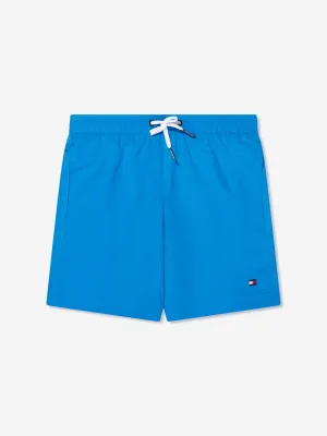 Tommy Hilfiger Boys Medium Drawstring Swim Shorts in Blue