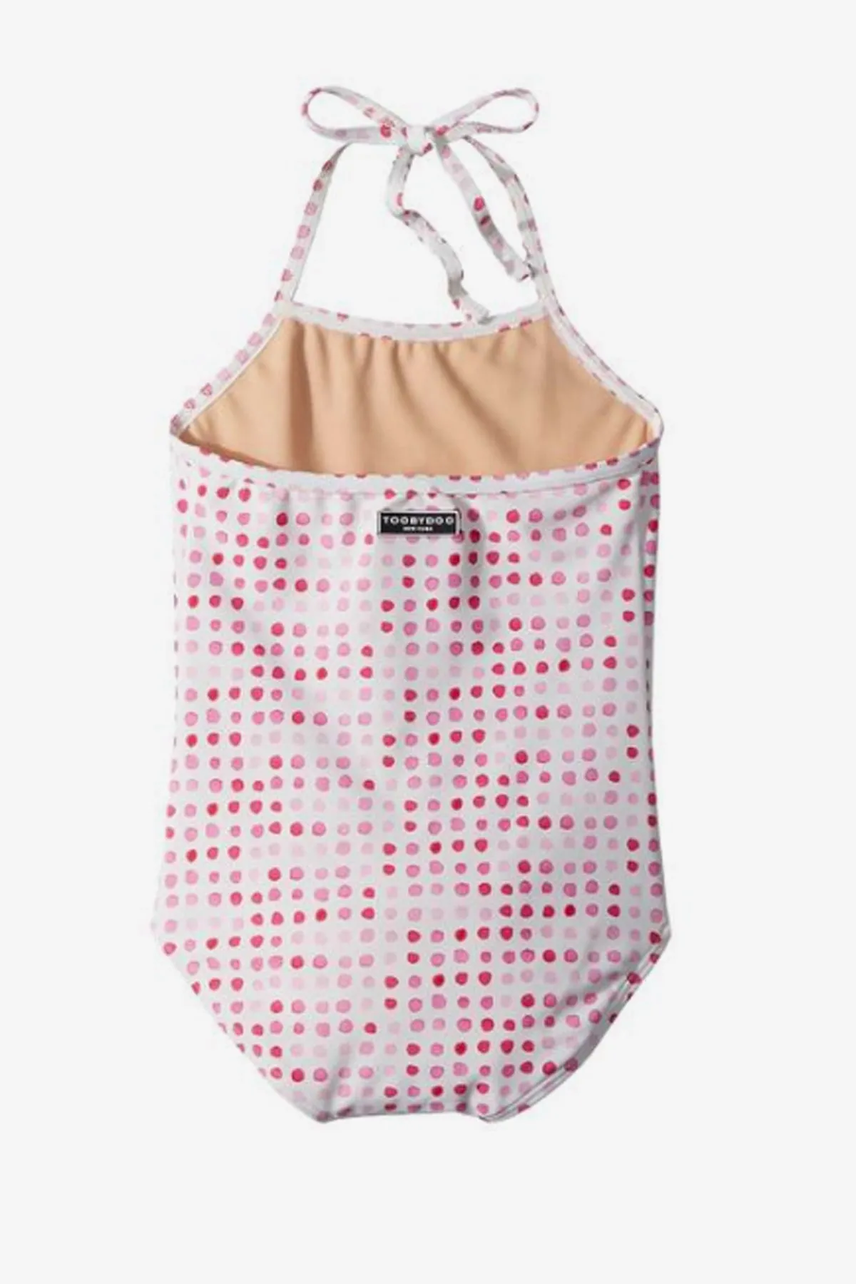 Toobydoo Pink Dot Girls Swimsuit