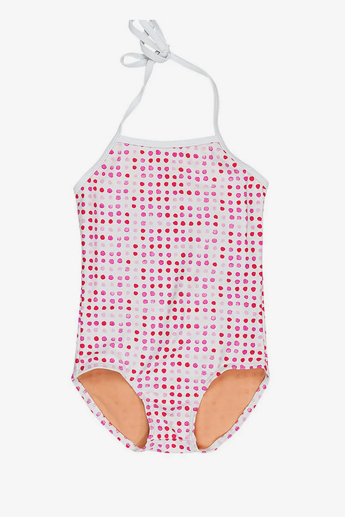 Toobydoo Pink Dot Girls Swimsuit