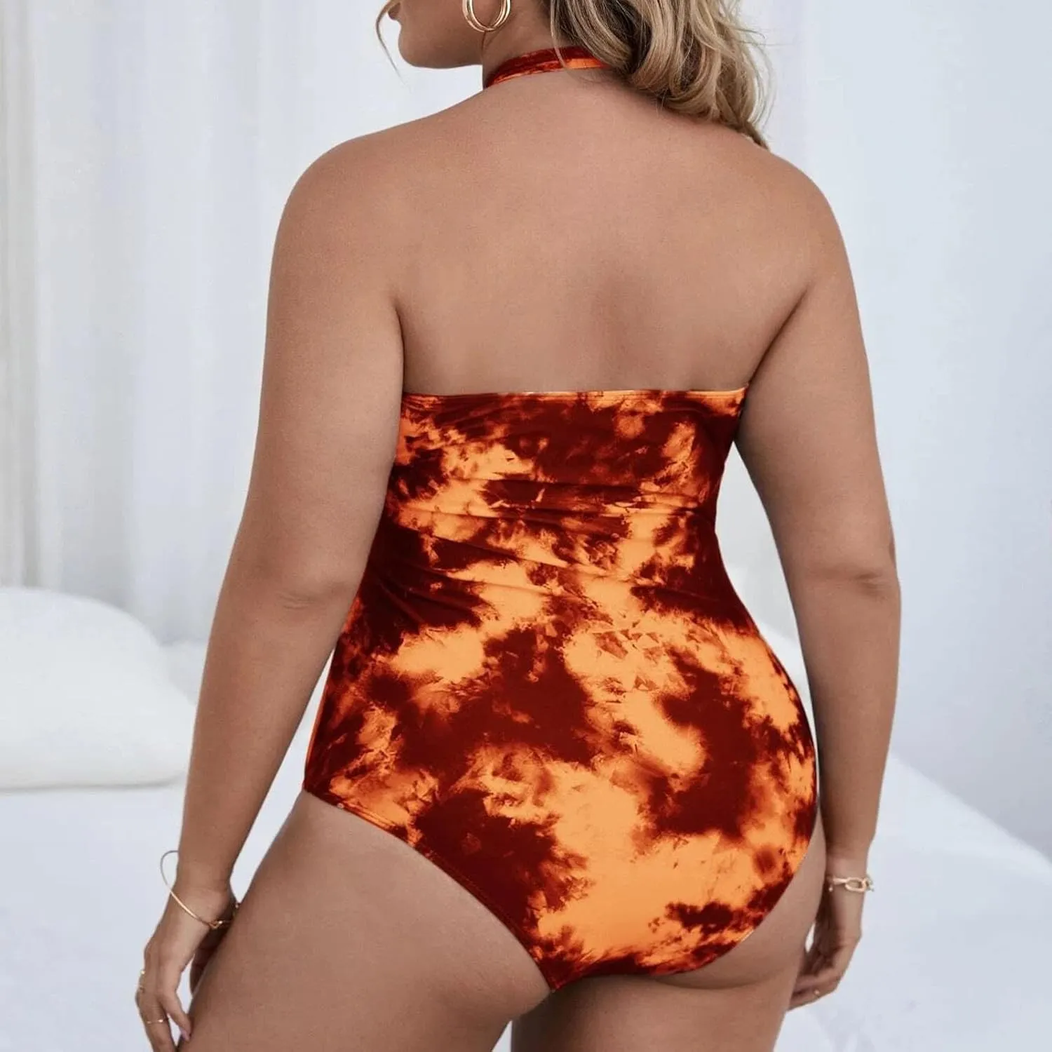 Top Sets for Women Plus Size Beach Match Sexy Hawaiian High Cut Triangle Top Swimsuits Shorts Sets Women 2025