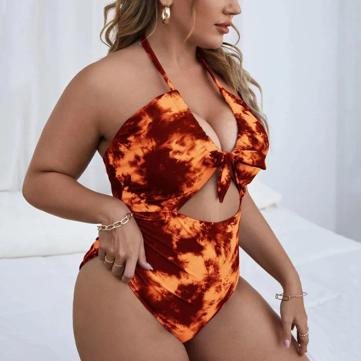 Top Sets for Women Plus Size Beach Match Sexy Hawaiian High Cut Triangle Top Swimsuits Shorts Sets Women 2025
