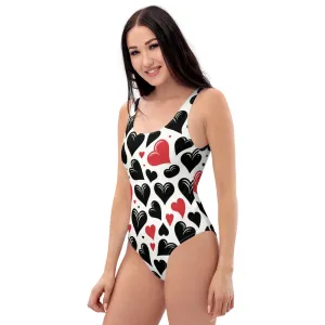 Trend4us Heart One-Piece Swimsuit