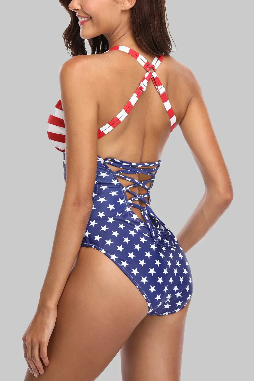 Tummy Control Swimwear for Patriotic Events