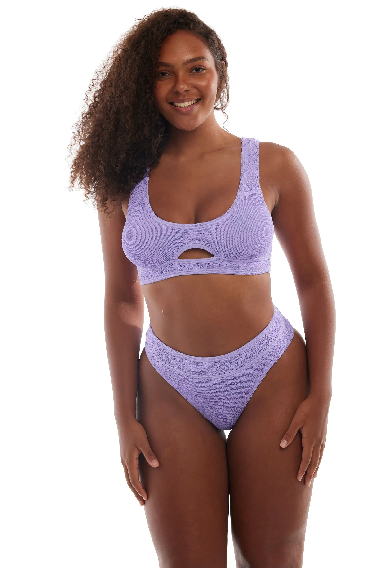 Turks And Caicos High-Waisted Full One Size Bikini BOTTOM ONLY