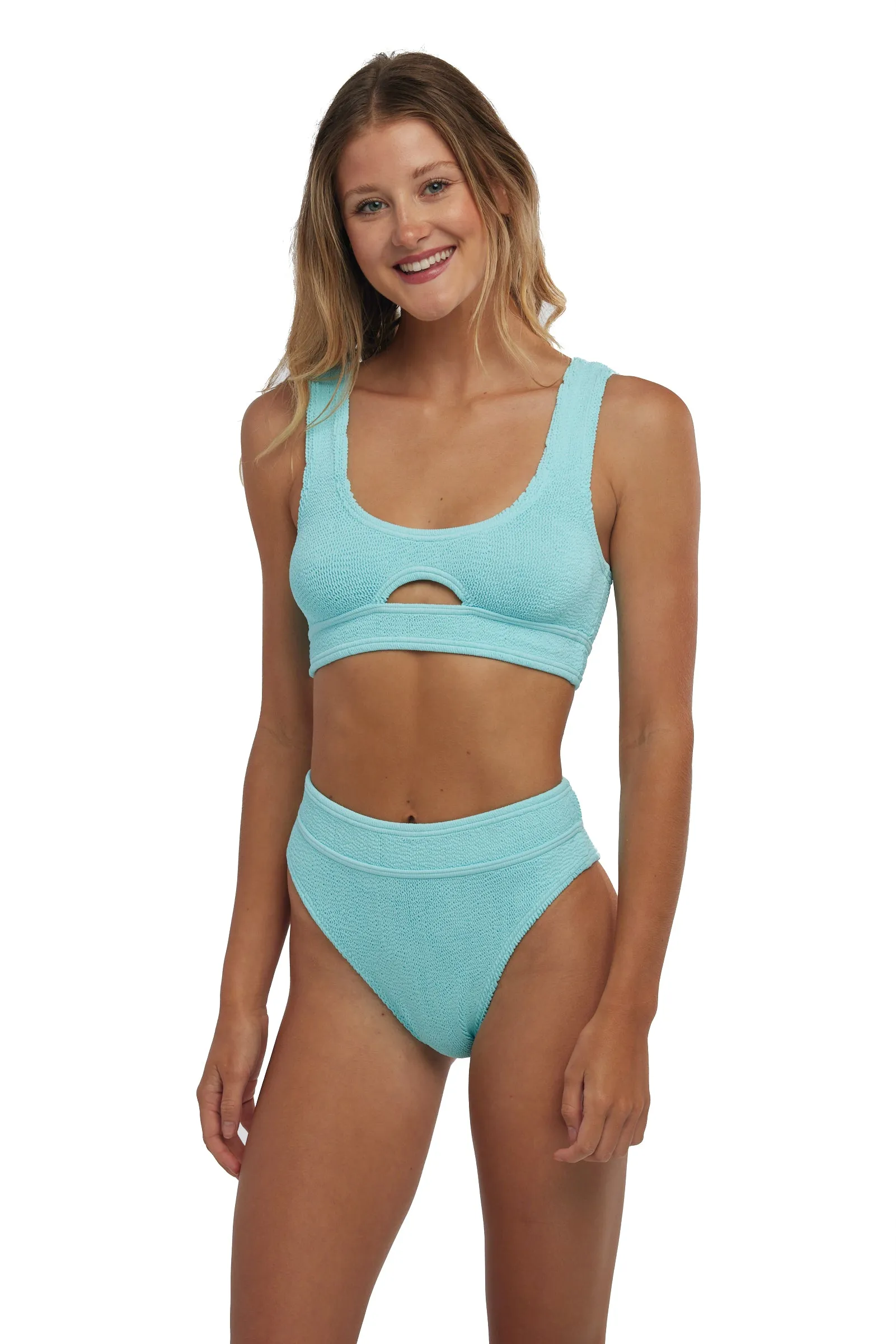 Turks And Caicos High-Waisted Full One Size Bikini BOTTOM ONLY