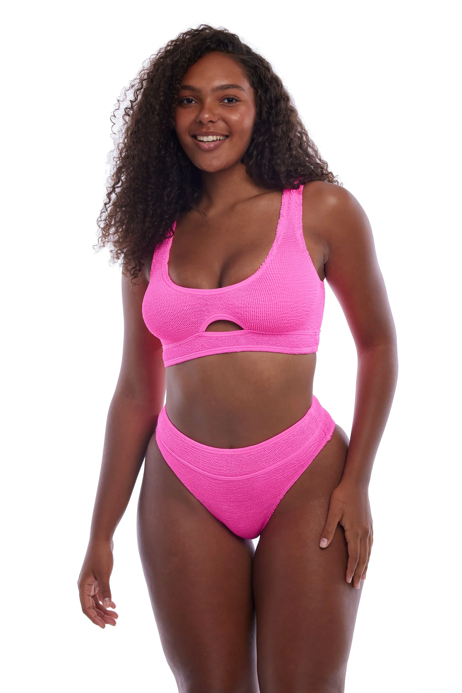 Turks And Caicos High-Waisted Full One Size Bikini BOTTOM ONLY