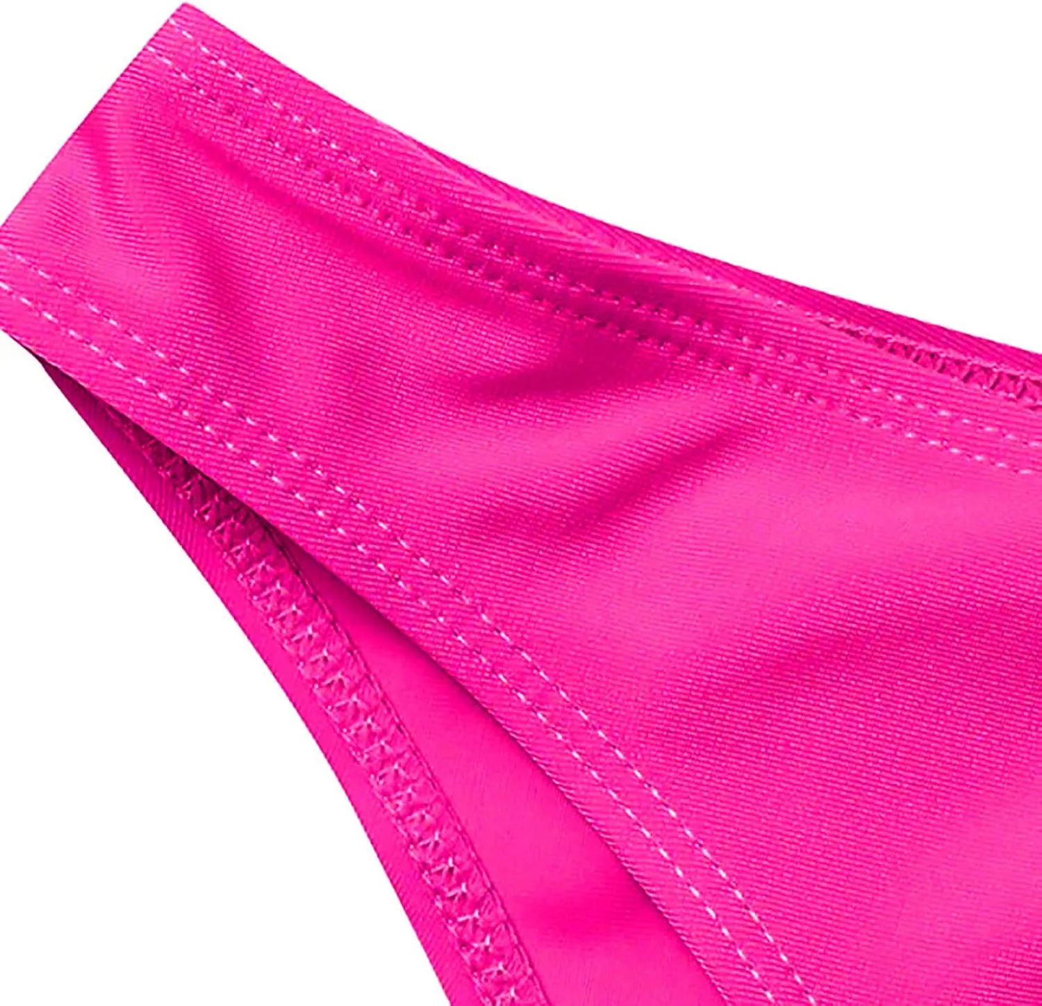 Two Piece Bandeau Tankini Swimsuits for Women Loose Blouson Strapless Swim Top with Bikini Bottom Bathing Suits