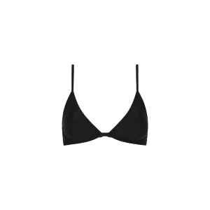 Underwire Triangle B-C Cup Bikini Top - Moonlight Black