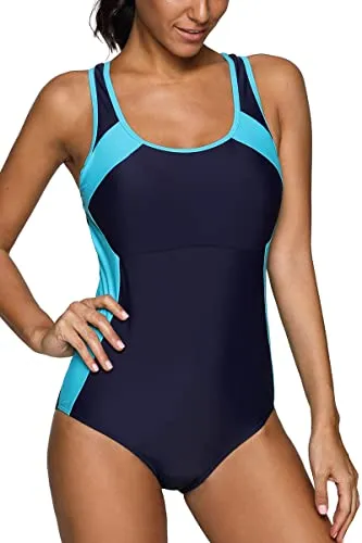 Upopoby Sports One-piece Racer Swimsuit