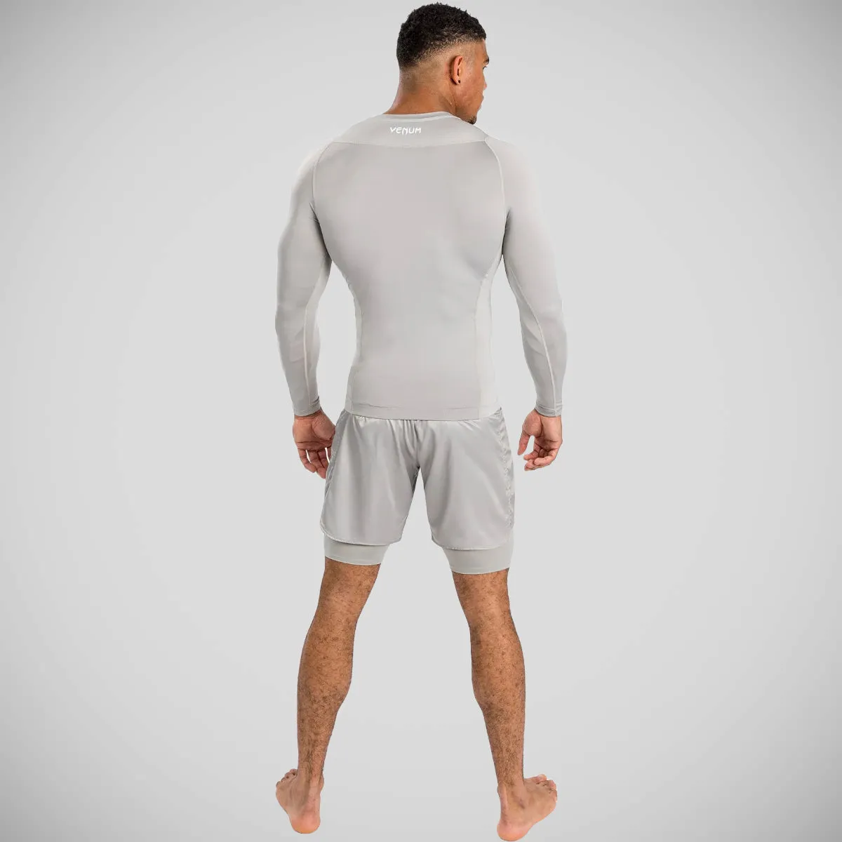 Venum Attack Long Sleeve Rash Guard Sand