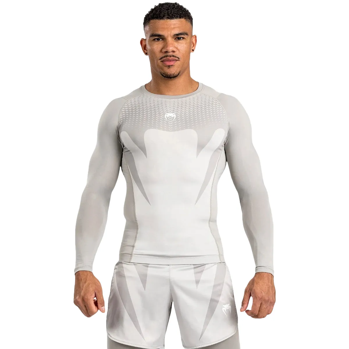 Venum Attack Long Sleeve Rash Guard Sand