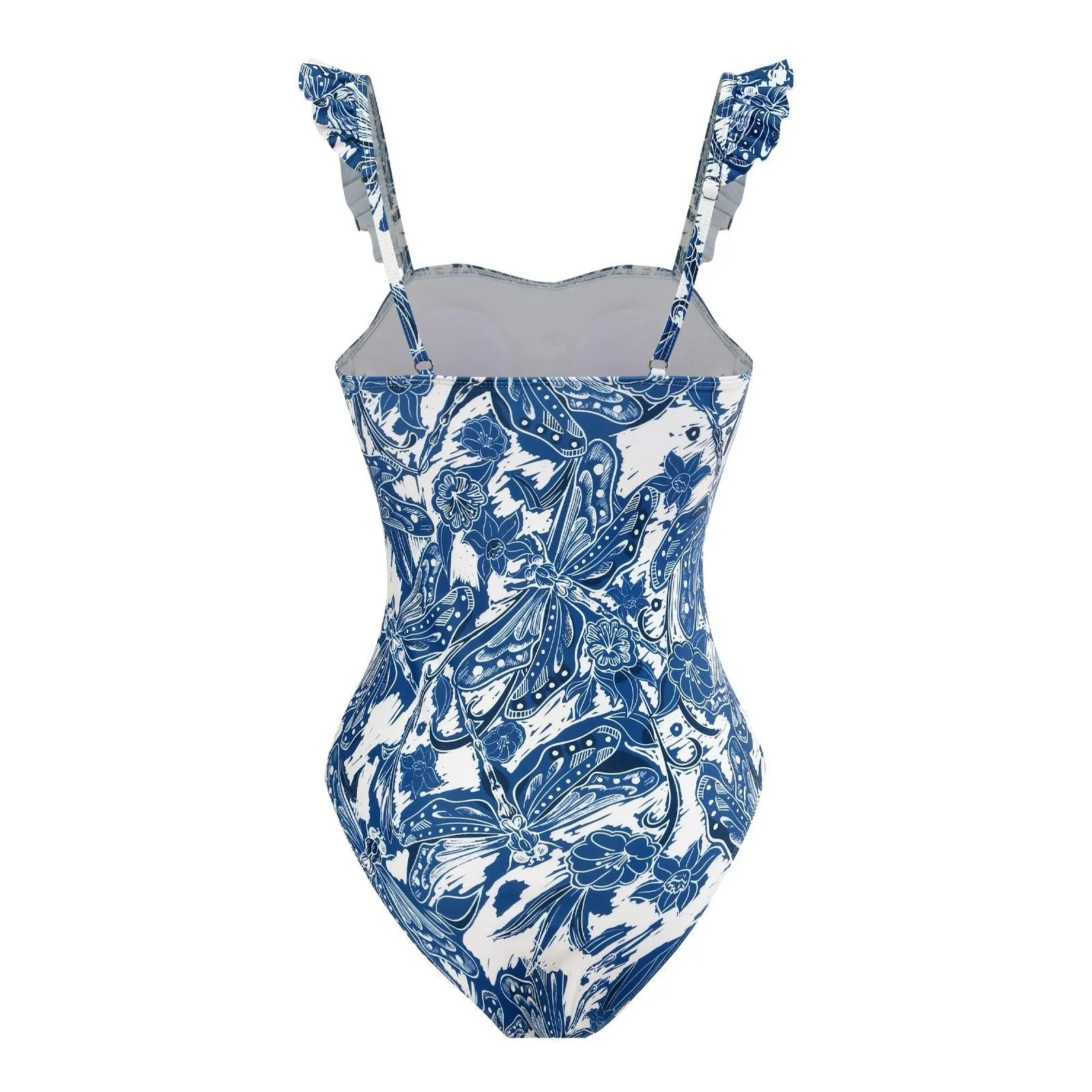 Vintage Girls One Piece Swimsuit Set