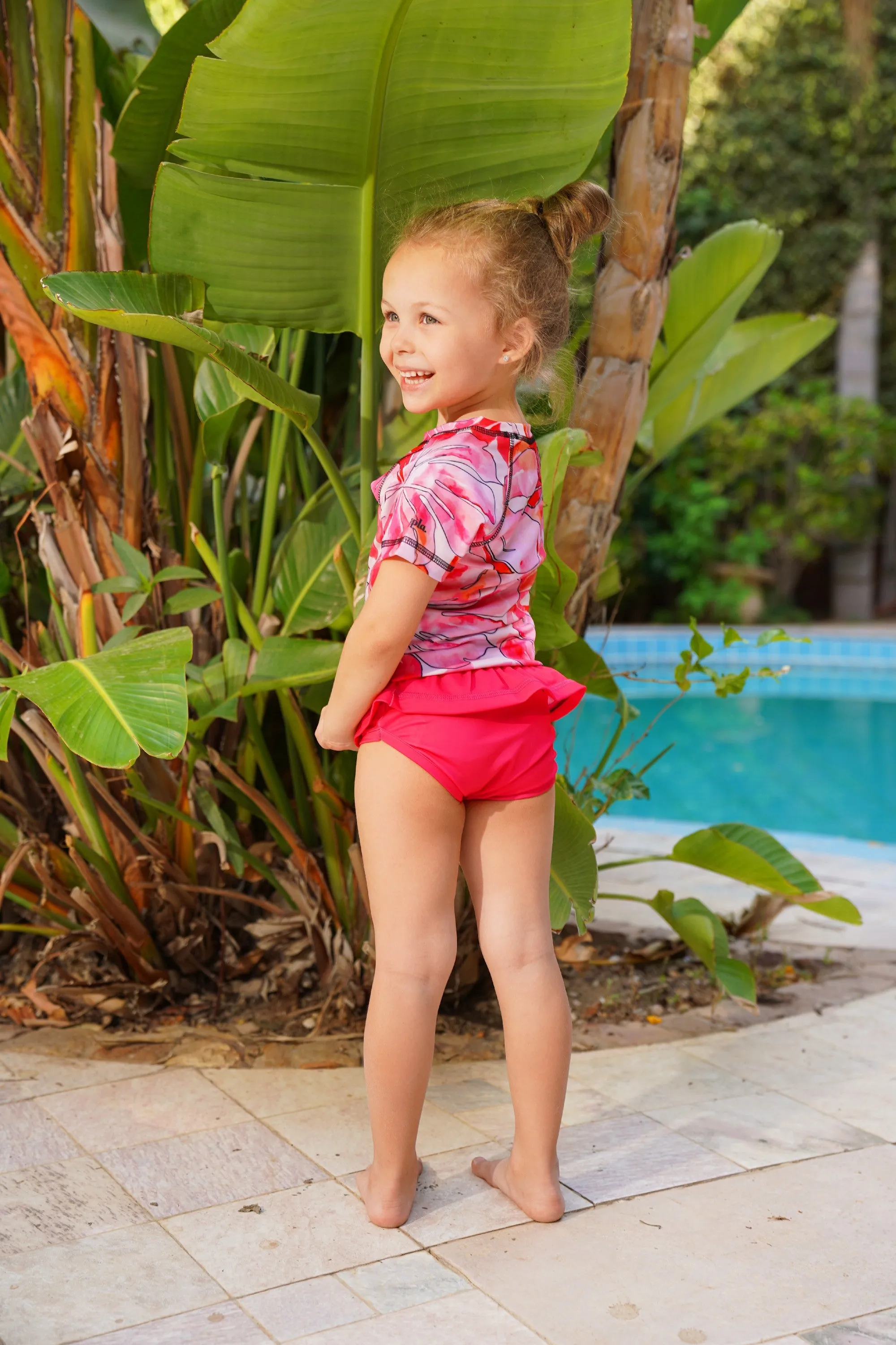 Watermelon Girl's Rashguard Set