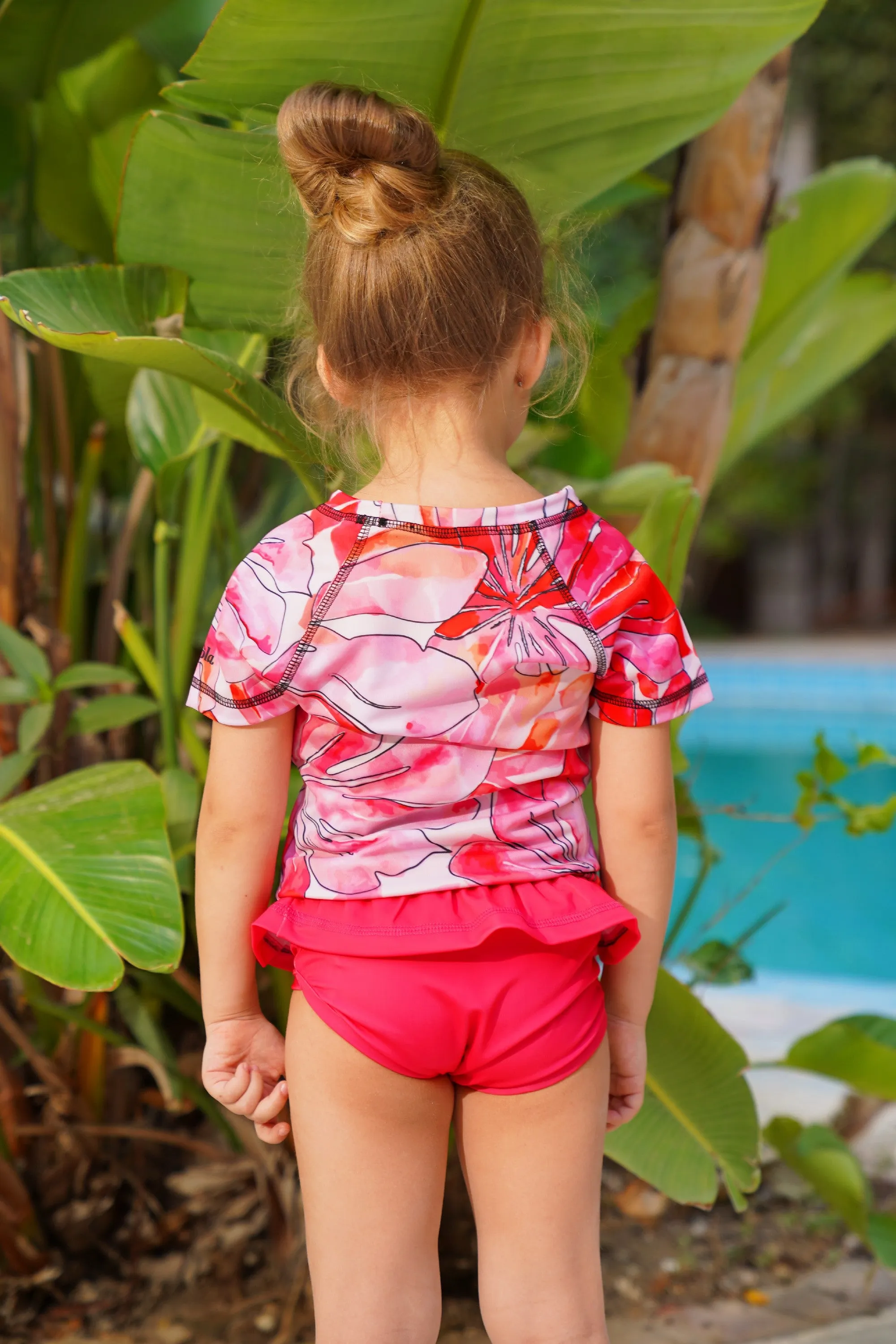 Watermelon Girl's Rashguard Set