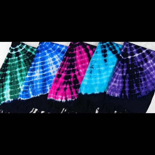 Web Tie-Dye Sarongs