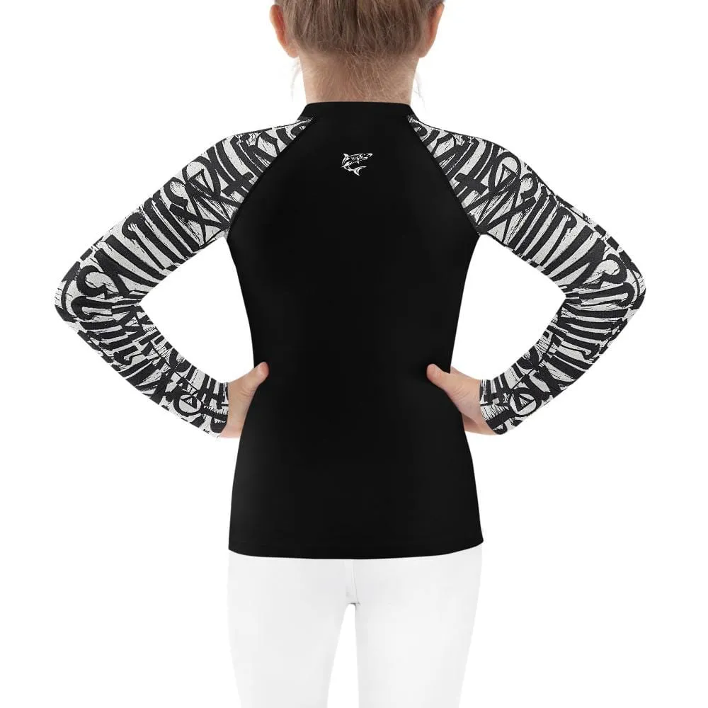 White Noise ~ Kids Rash Guard