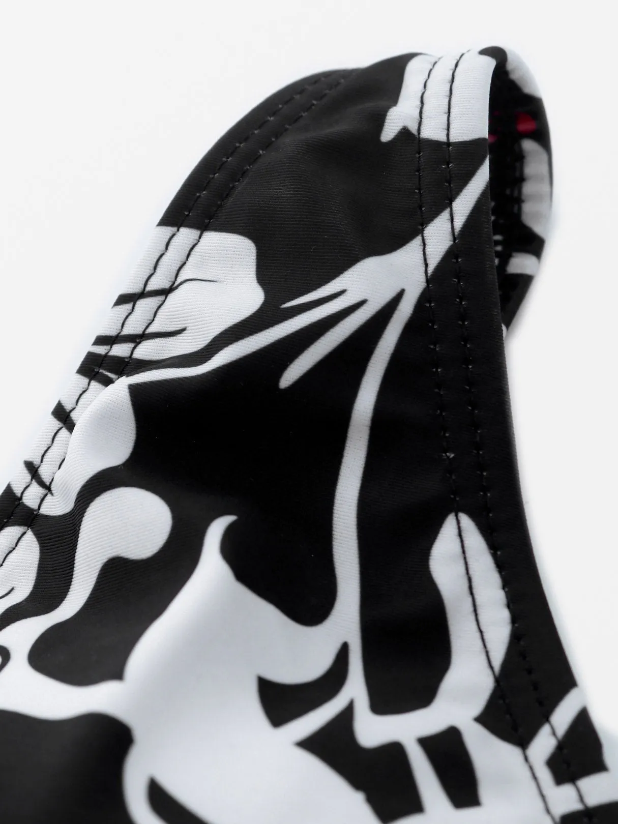 Wholesale Black V-Neck Floral Print Bikini