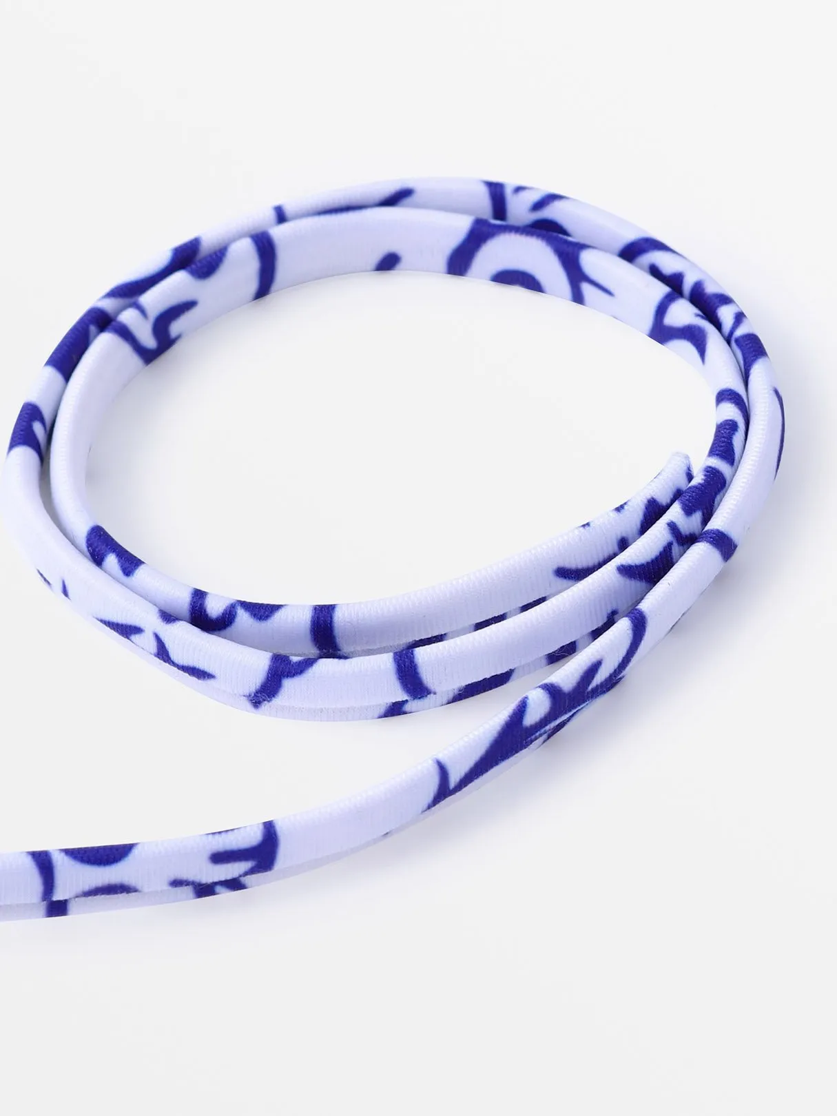 Wholesale Blue Halter Sleeveless Tie-Up Bikinis